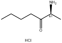 (S)-3-oxoheptan-2-aminium Struktur