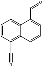 5-Formylnaphthalene-1-carbonitrile Structure