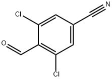 4-Cyano-2,6-dichlorobenzaldehyde Structure