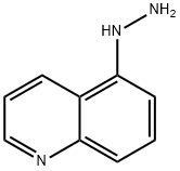 5-キノリニルヒドラジン 化学構造式