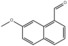 7-METHOXY-NAPHTHALENE-1-CARBALDEHYDE,158365-55-0,结构式