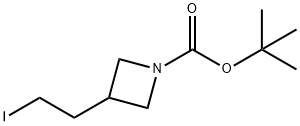 1-Boc-3-(iodoethyl)azetidine, 158602-36-9, 结构式