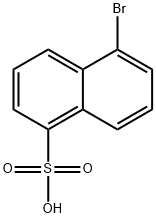 5-Bromonaphthalene-1-sulfonic acid Structure