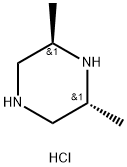 (2R,6R)-2,6-ジメチルピペラジン二塩酸塩 化学構造式