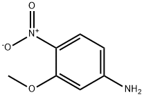 3-メトキシ-4-ニトロアニリン 化学構造式