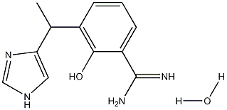 164334-95-6 Benzenecarboximidamide, 2-hydroxy-3-(1-(1H-imidazol-4-yl)ethyl)-, hydrate, (-)-