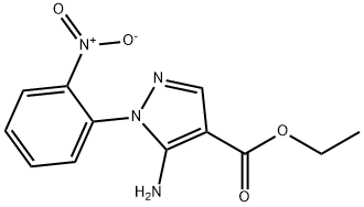 ethyl 5-amino-1-(2-nitrophenyl)-1H-pyrazole-4-carboxylate Structure