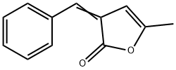 3-benzylidene-5-methylfuran-2(3H)-one 化学構造式