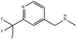 N-methyl-1-(2-(trifluoromethyl)pyridin-4-yl)methanamine Structure
