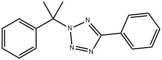 2-(1-甲基-1-苯乙基)-5-苯基-2H-四氮唑, 165670-57-5, 结构式