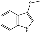 3-甲氧基-1H-吲哚 结构式