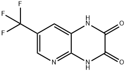 7-Trifluoromethyl-1,4-dihydro-pyrido[2,3-b]pyrazine-2,3-dione Structure