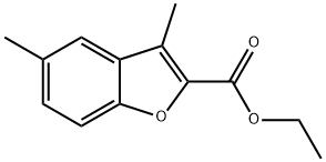 Ethyl 3,5-dimethylbenzofuran-2-carboxylate Struktur