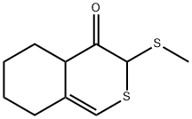 3-(メチルチオ)-6,7-ジヒドロベンゾ[c]チオフェン-4(5H)-オン 化学構造式