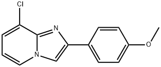 8-Chloro-2-(4-methoxyphenyl)imidazo[1,2-a]pyridine Structure