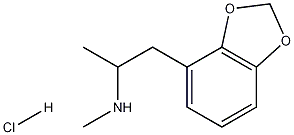 2,3-Methylenedioxy Methamphetamine Hydrochloride Structure