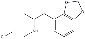 2,3-Methylenedioxy Methamphetamine Hydrochloride 结构式