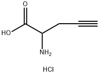 DL-炔丙基甘氨酸,16900-57-5,结构式
