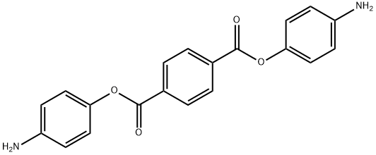 1,4-Benzenedicarboxylic acid bis(4-aminophenyl) ester Struktur