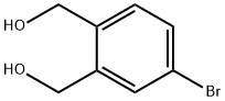 4-ブロモ-2-(ヒドロキシメチル)ベンジルアルコール 化学構造式