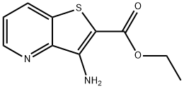 3-氨基噻吩并[3,2-B]吡啶-2-甲酸乙酯,171179-86-5,结构式