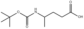 N-Boc-4-aminopentanoic Acid Struktur