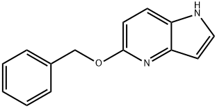 5-(benzyloxy)-1H-pyrrolo[3,2-b]pyridine 化学構造式