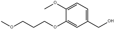 4-甲氧基-3-(3-甲氧丙氧基)苯甲醇, 172900-74-2, 结构式