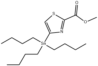 Methyl 4-(tributylstannyl)thiazole-2-carboxylate 结构式