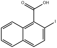 2-碘-1-萘酸, 17542-06-2, 结构式