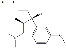 (2R,3R)-1-(二甲基氨基)-3-(3-甲氧基苯基)-2-甲基-3-戊醇盐酸盐, 175774-12-6, 结构式