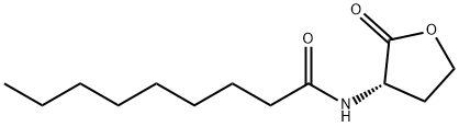 N-[(3S)-TETRAHYDRO-2-OXO-3-FURANYL]-NONANAMIDE, 177158-21-3, 结构式
