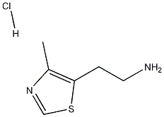 5-(2-Aminoethyl)-4-methylthiazole monohydrochloride Structure