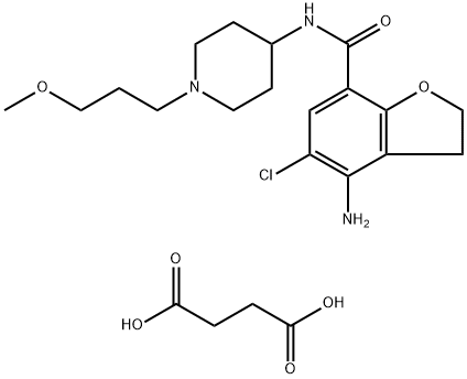 琥珀酸普卡必利,179474-85-2,结构式