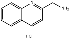 2-喹啉甲胺盐酸盐, 18004-62-1, 结构式