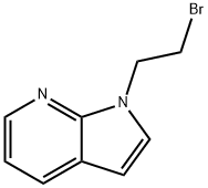 1-(2-Bromoethyl)-1H-pyrrolo[2,3-b]pyridine 化学構造式