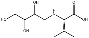 N-(2,3,4-Trihydroxybutyl)-L-valine 化学構造式