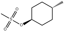 trans-4-Methylcyclohexanol Methanesulfonate
 化学構造式