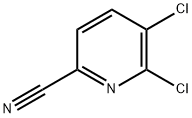 2-Cyano-5,6-dichloropyridine Struktur