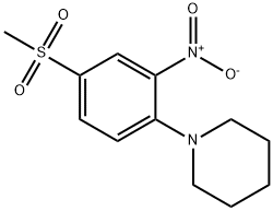 1-[4-(Methylsulfonyl)-2-nitrophenyl]piperidine,18543-01-6,结构式