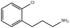 3-(2-chlorophenyl)propan-1-amine Structure