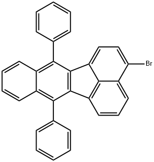 3-Bromo-7,12-diphenylbenzo[k]fluoranthene Structure