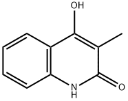 2-hydroxy-3-methyl-4-quinolone Struktur