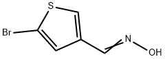 (E)-5-溴噻吩-3-甲醛肟, 18791-96-3, 结构式