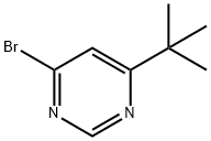 4-Bromo-6-tert-butylpyrimidine Structure