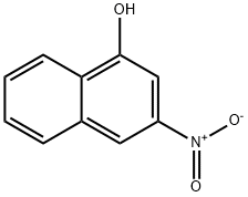 3-硝基-1-萘酚 结构式