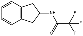 N-(2,3-Dihydro-1H-inden-2-yl)-2,2,2-trifluoroacetamide Structure