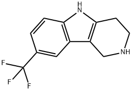 2,3,4,5-Tetrahydro-8-(trifluoromethyl)-1H-pyrido[4,3-b]indole Structure