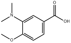 3-(Dimethylamino)-4-methoxybenzoicacid Struktur