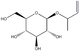 1-甲基-2-丙烯基 BETA-D-吡喃葡萄糖苷, 200396-09-4, 结构式